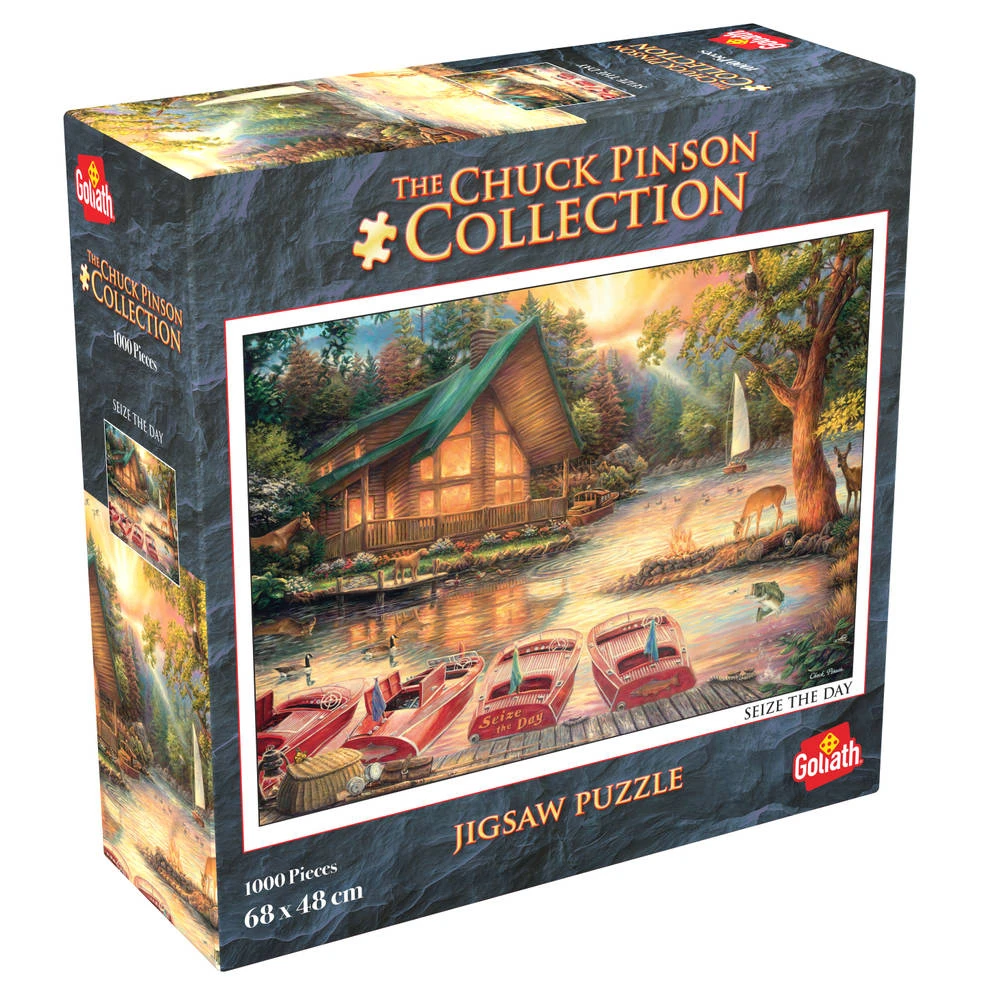 Goliath Chuck Pinson Puzzel Seize The Day - 1000 Stukjes 1 Goliath Chuck Pinson Puzzel Seize The Day - 1000 Stukjes
