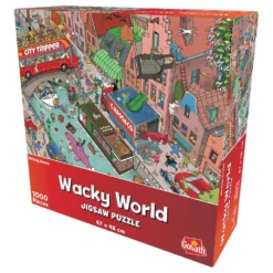 Goliath Wacky World Puzzel Verhuizing - 1000 Stukjes -Speelgoed Winkel 1988999 14a82155