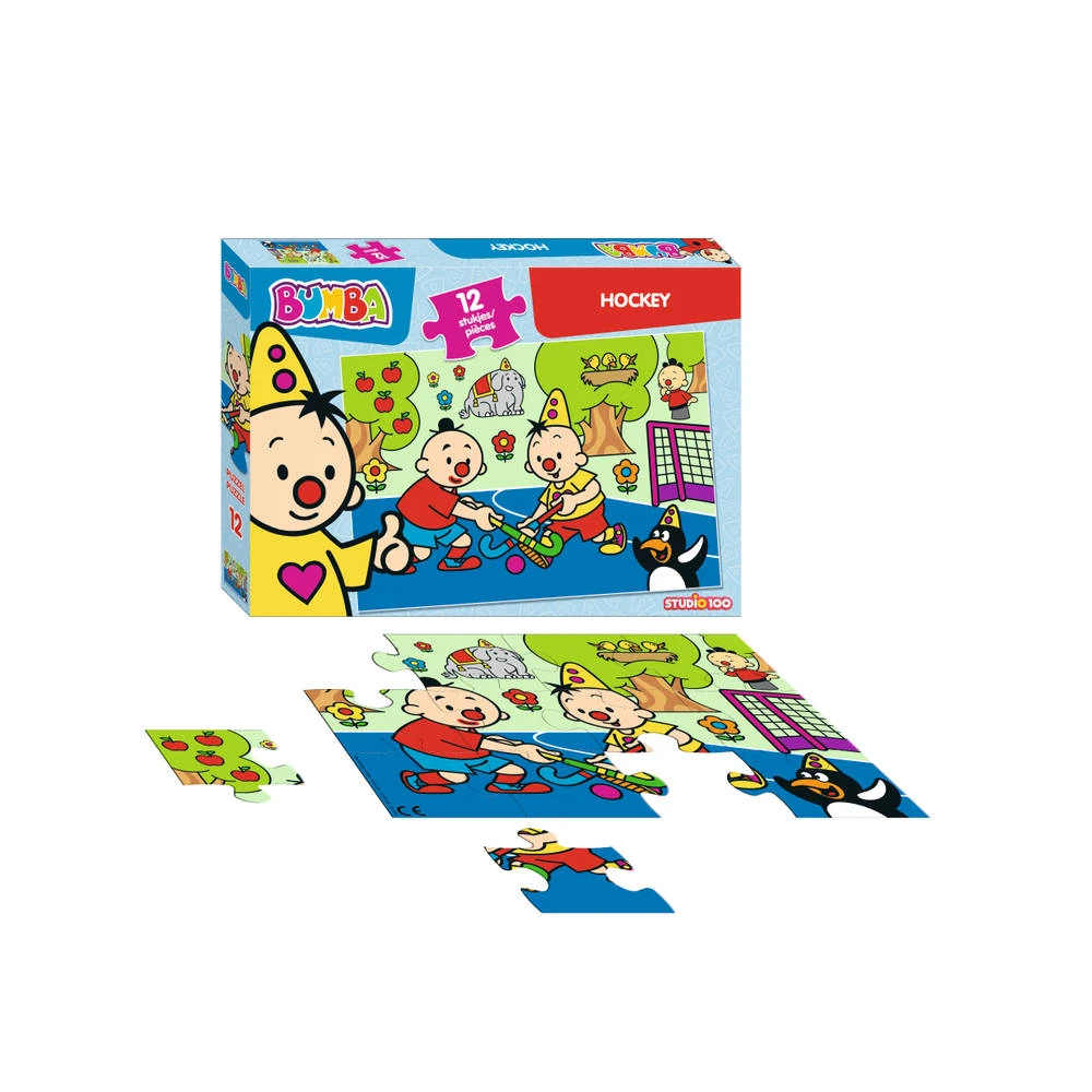 Bumba Puzzel Hockey - 12 Stukjes 2 Bumba Puzzel Hockey - 12 Stukjes - Afbeelding 2