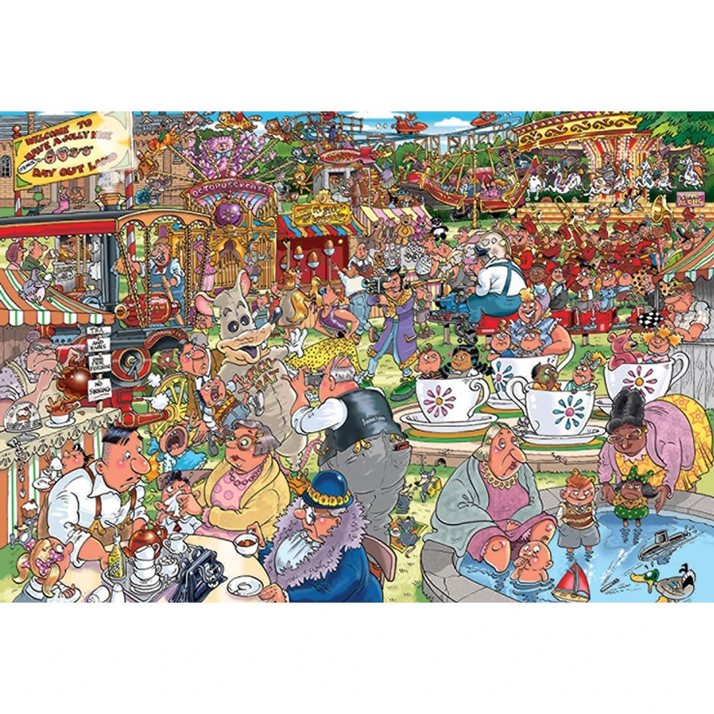 Jumbo Wasgij Destiny 23 Puzzel Pretpark Spektakel - 1000 Stukjes 3 Jumbo Wasgij Destiny 23 Puzzel Pretpark Spektakel - 1000 Stukjes - Afbeelding 3