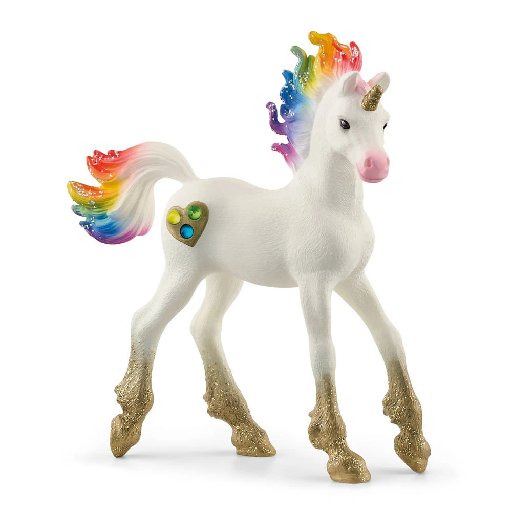 Schleich BAYALA Regenboog Unicorn Veulen 70727 1 Schleich BAYALA Regenboog Unicorn Veulen 70727
