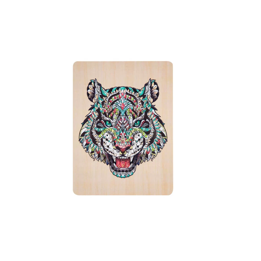 Grafix Houten Puzzel Tijger - 135 Stukjes 2 Grafix Houten Puzzel Tijger - 135 Stukjes - Afbeelding 2