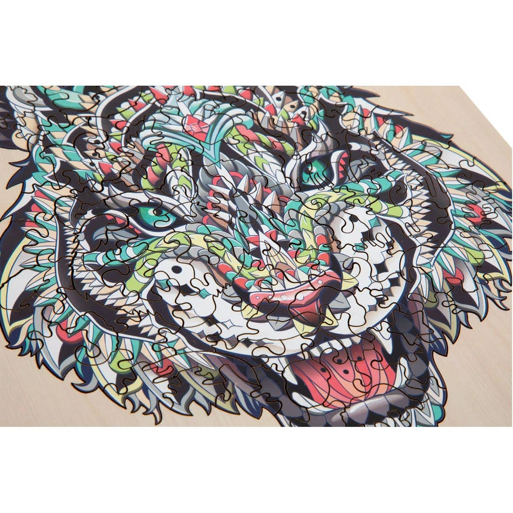 Grafix Houten Puzzel Tijger - 135 Stukjes 6 Grafix Houten Puzzel Tijger - 135 Stukjes - Afbeelding 6