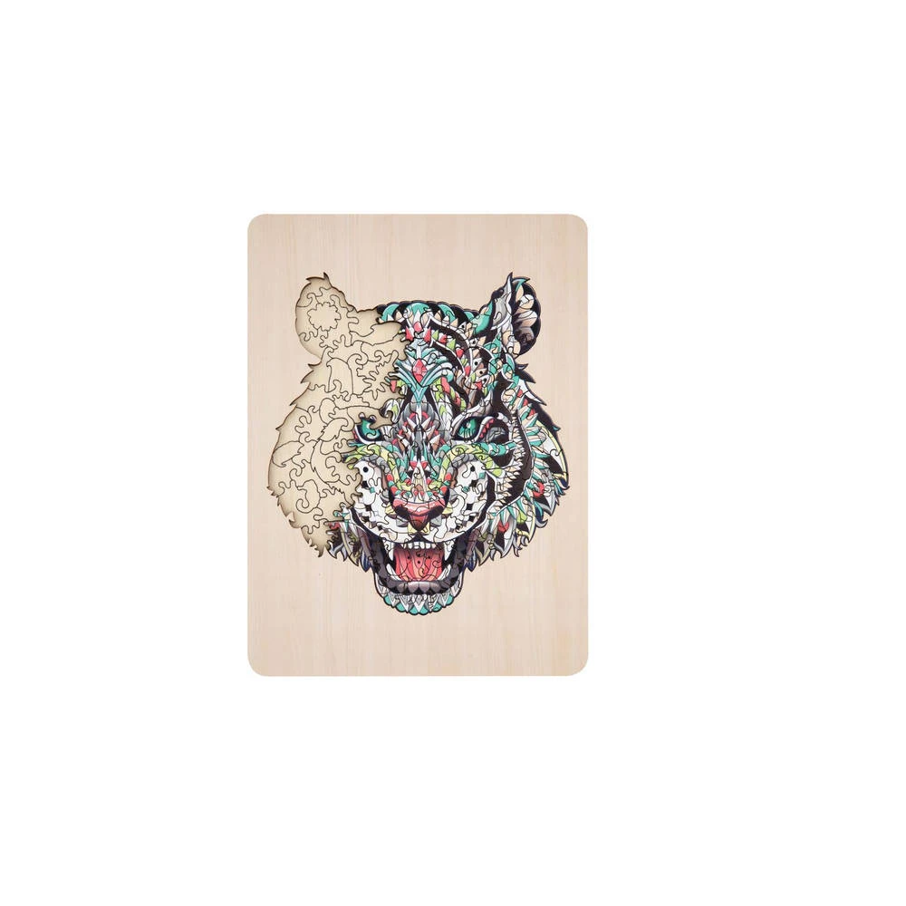 Grafix Houten Puzzel Tijger - 135 Stukjes 5 Grafix Houten Puzzel Tijger - 135 Stukjes - Afbeelding 5