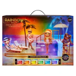 Rainbow High Kleurveranderende Pool & Beach Club Speelset -Speelgoed Winkel 1991150 c6e4f242