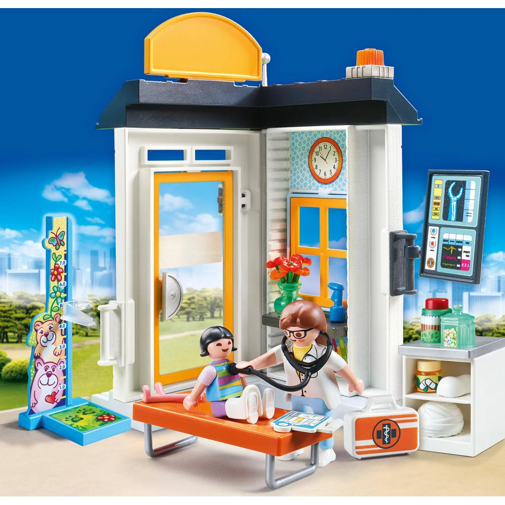 PLAYMOBIL City Life Starterpack Kinderarts 70818 4 PLAYMOBIL City Life Starterpack Kinderarts 70818 - Afbeelding 4