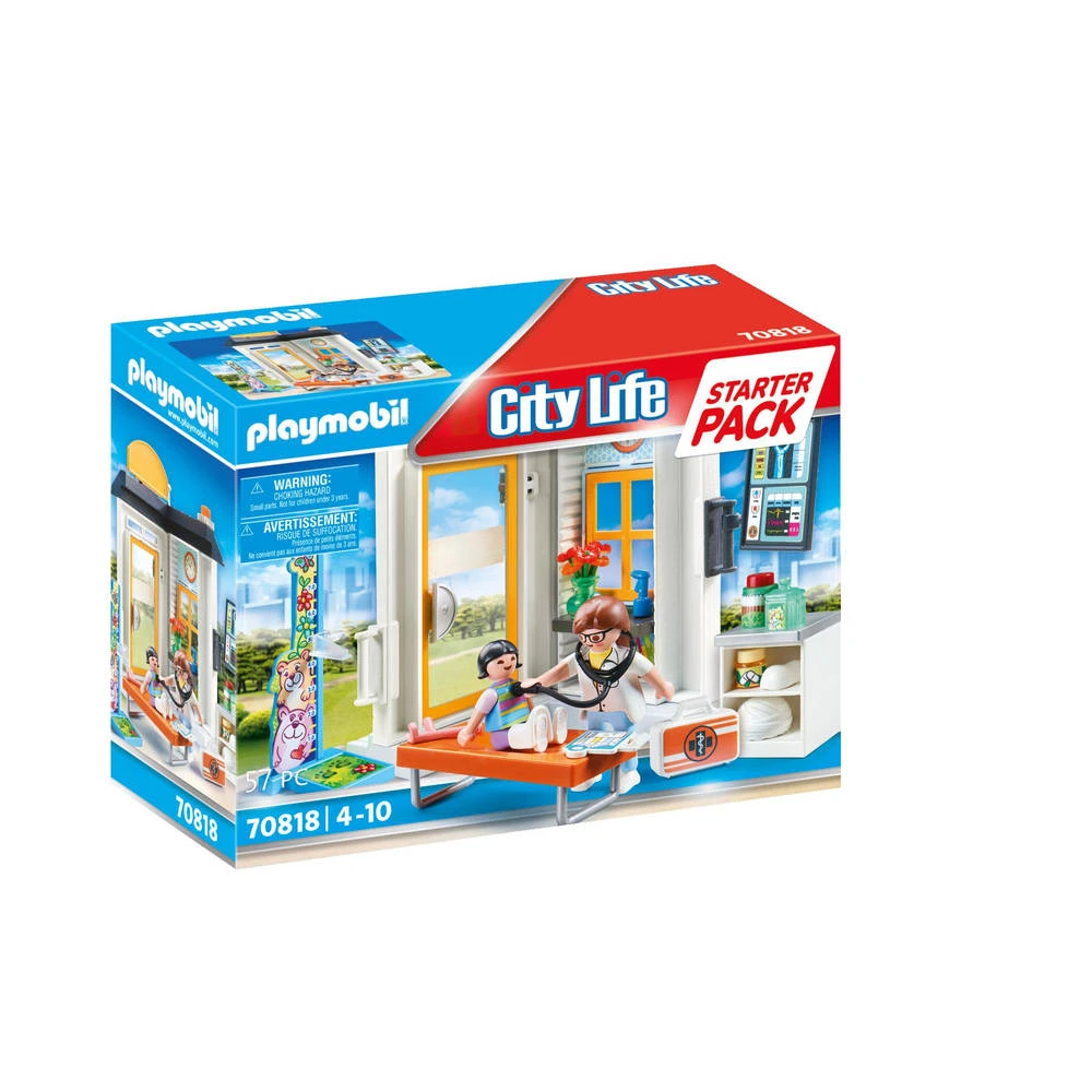PLAYMOBIL City Life Starterpack Kinderarts 70818 1 PLAYMOBIL City Life Starterpack Kinderarts 70818