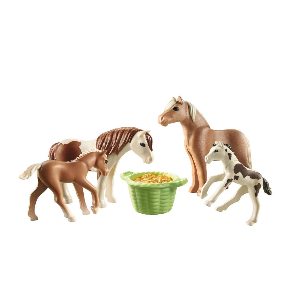 PLAYMOBIL Country 2 IJslandse Pony's Met Veulens 71000 2 PLAYMOBIL Country 2 IJslandse Pony's Met Veulens 71000 - Afbeelding 2