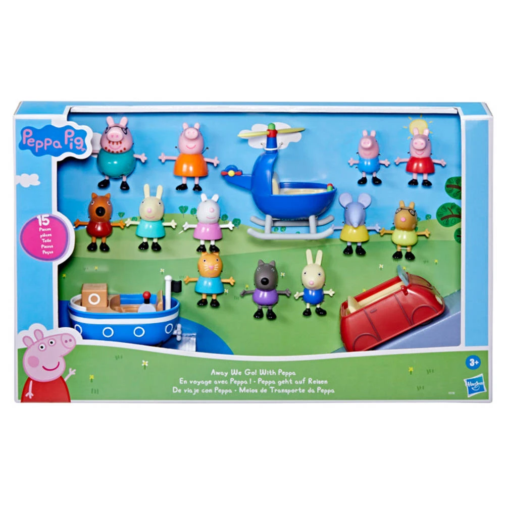 Hasbro Peppa Pig Away We Go! Figuur 3 Hasbro Peppa Pig Away We Go! Figuur - Afbeelding 3