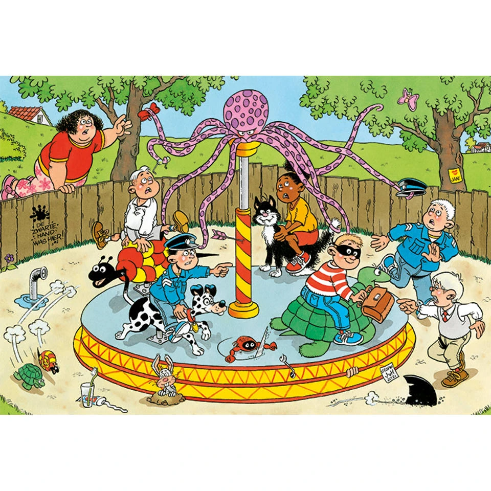 Jumbo Jan Van Haasteren Junior 8 Puzzel De Draaimolen - 240 Stukjes 3 Jumbo Jan Van Haasteren Junior 8 Puzzel De Draaimolen - 240 Stukjes - Afbeelding 3