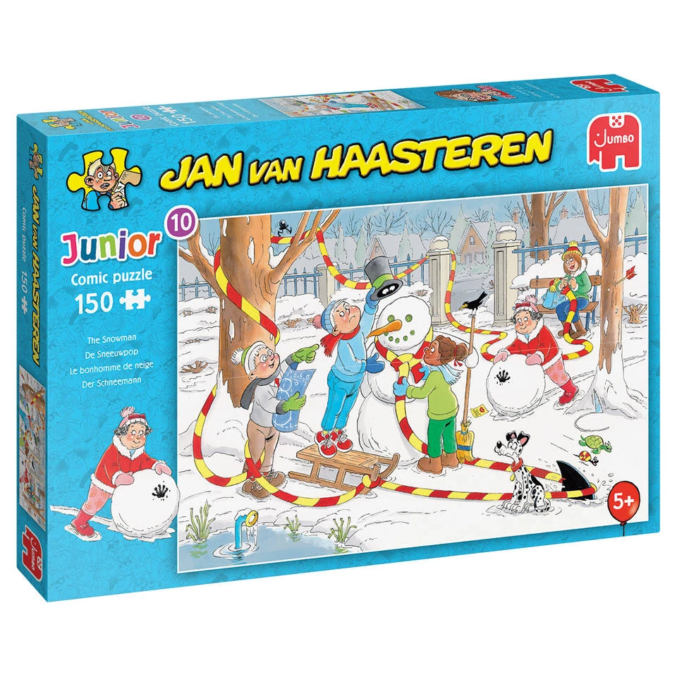 Jumbo Jan Van Haasteren Junior Puzzel De Sneeuwpop - 150 Stukjes 1 Jumbo Jan Van Haasteren Junior Puzzel De Sneeuwpop - 150 Stukjes