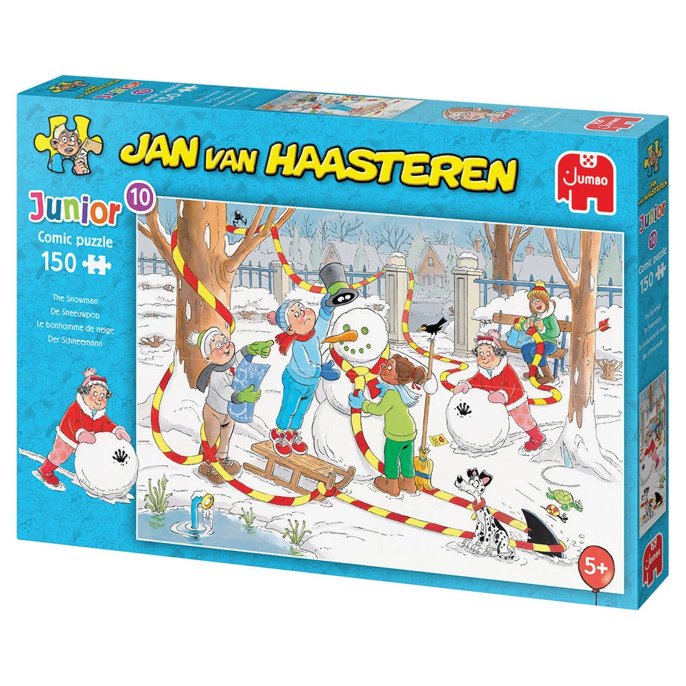 Jumbo Jan Van Haasteren Junior Puzzel De Sneeuwpop - 150 Stukjes 4 Jumbo Jan Van Haasteren Junior Puzzel De Sneeuwpop - 150 Stukjes - Afbeelding 4