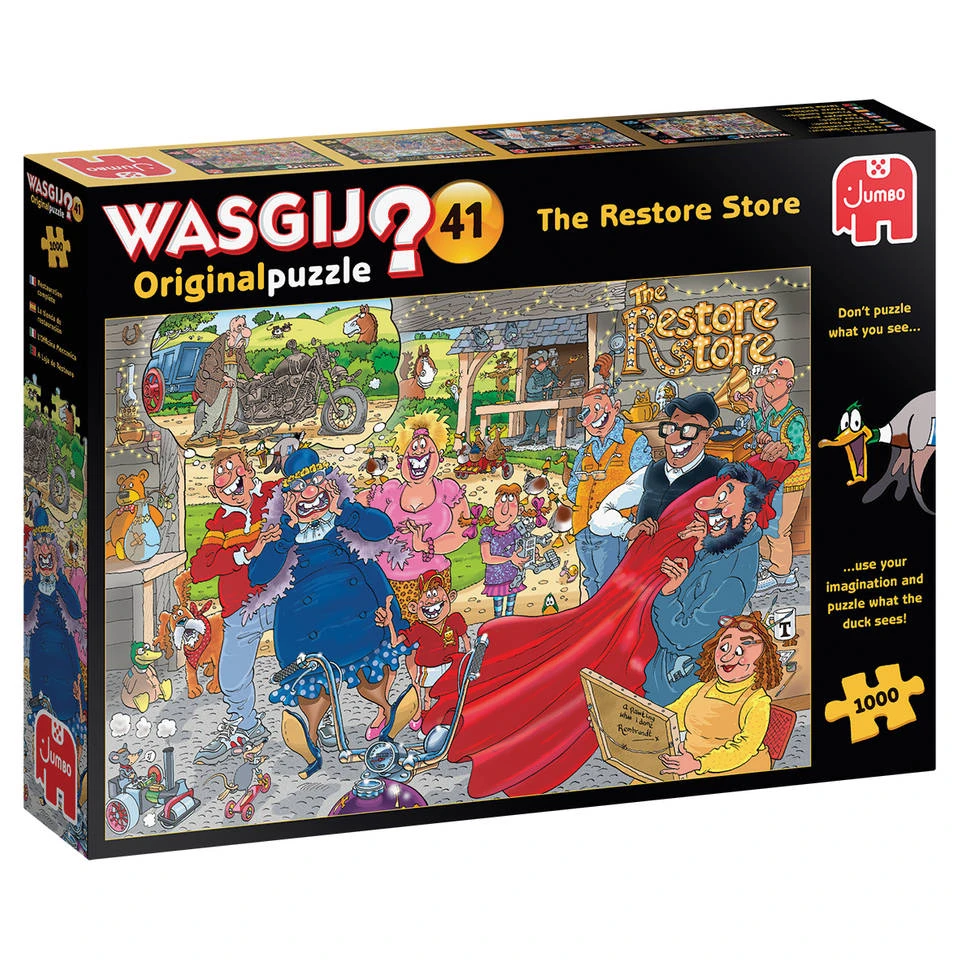 Jumbo Wasgij Original 41 Puzzel The Restore Store - 1000 Stukjes 1 Jumbo Wasgij Original 41 Puzzel The Restore Store - 1000 Stukjes