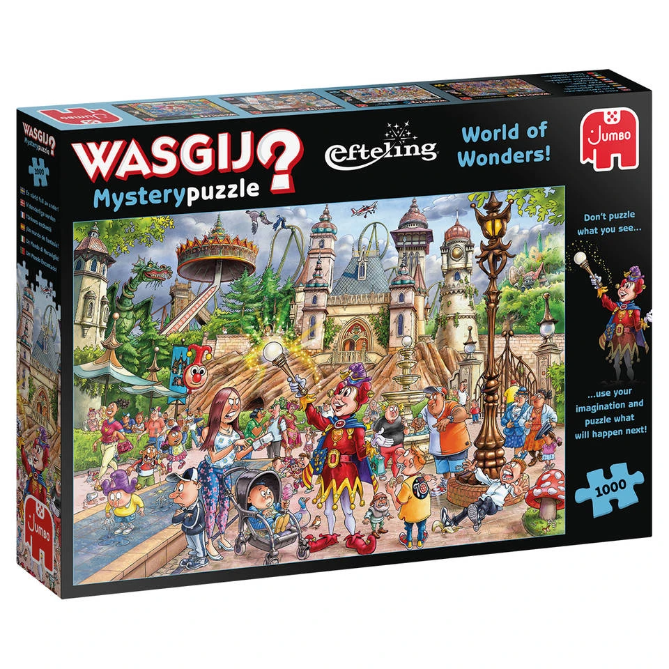 Jumbo Legpuzzel Wasgij Mystery Efteling - 1000 Stukjes 1 Jumbo Legpuzzel Wasgij Mystery Efteling - 1000 Stukjes