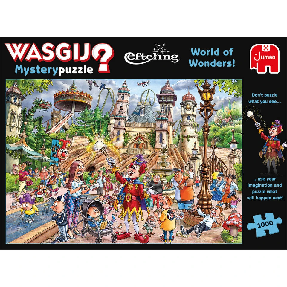 Jumbo Legpuzzel Wasgij Mystery Efteling - 1000 Stukjes 2 Jumbo Legpuzzel Wasgij Mystery Efteling - 1000 Stukjes - Afbeelding 2
