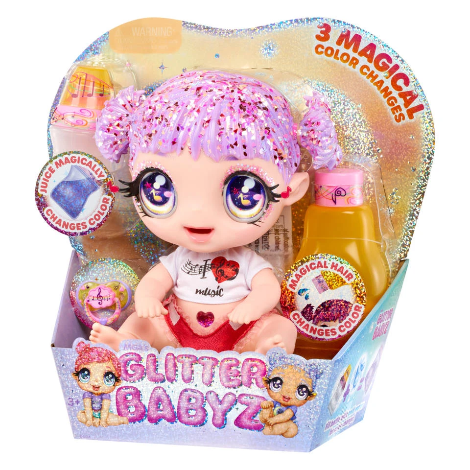 No Brand Glitter Babyz Serie 2 Pop Melody Highnote - Muziek 6 No Brand Glitter Babyz Serie 2 Pop Melody Highnote - Muziek - Afbeelding 6