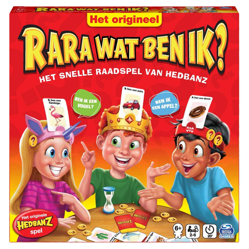SPIN MASTER Hedbanz: Rara Wat Ben Ik? 1 SPIN MASTER Hedbanz: Rara Wat Ben Ik?