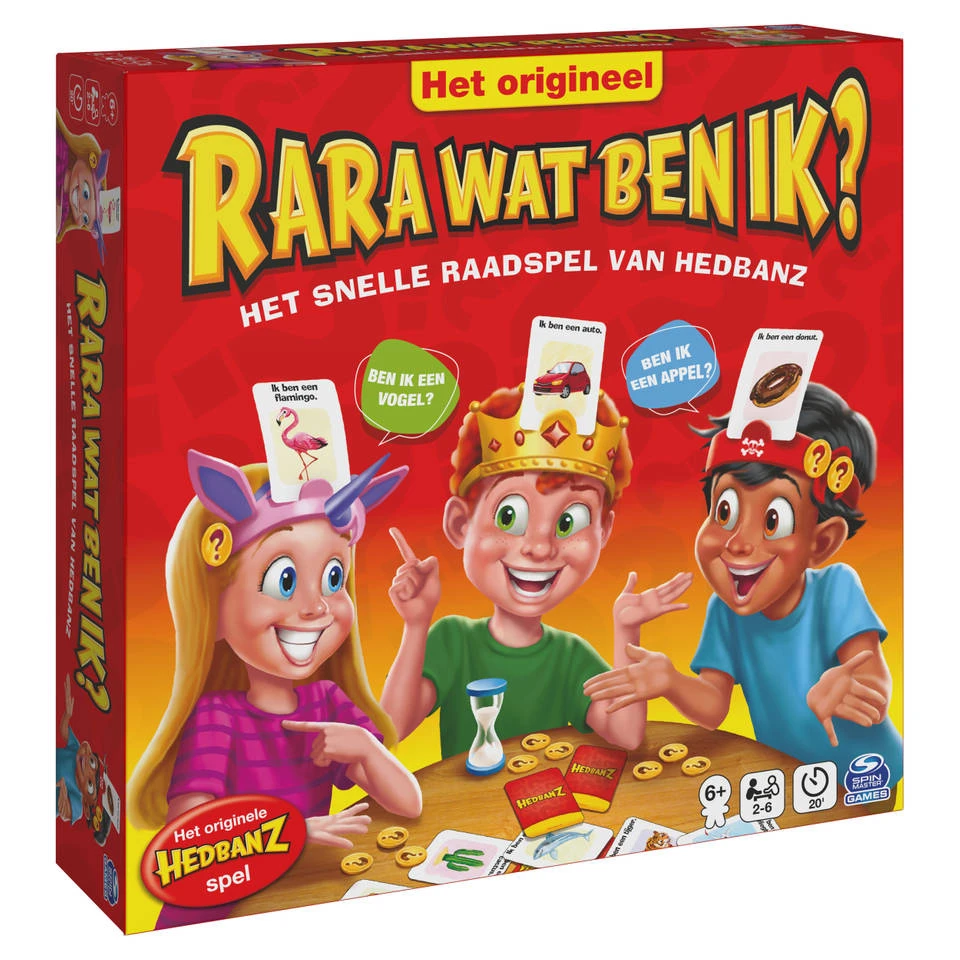 SPIN MASTER Hedbanz: Rara Wat Ben Ik? 2 SPIN MASTER Hedbanz: Rara Wat Ben Ik? - Afbeelding 2