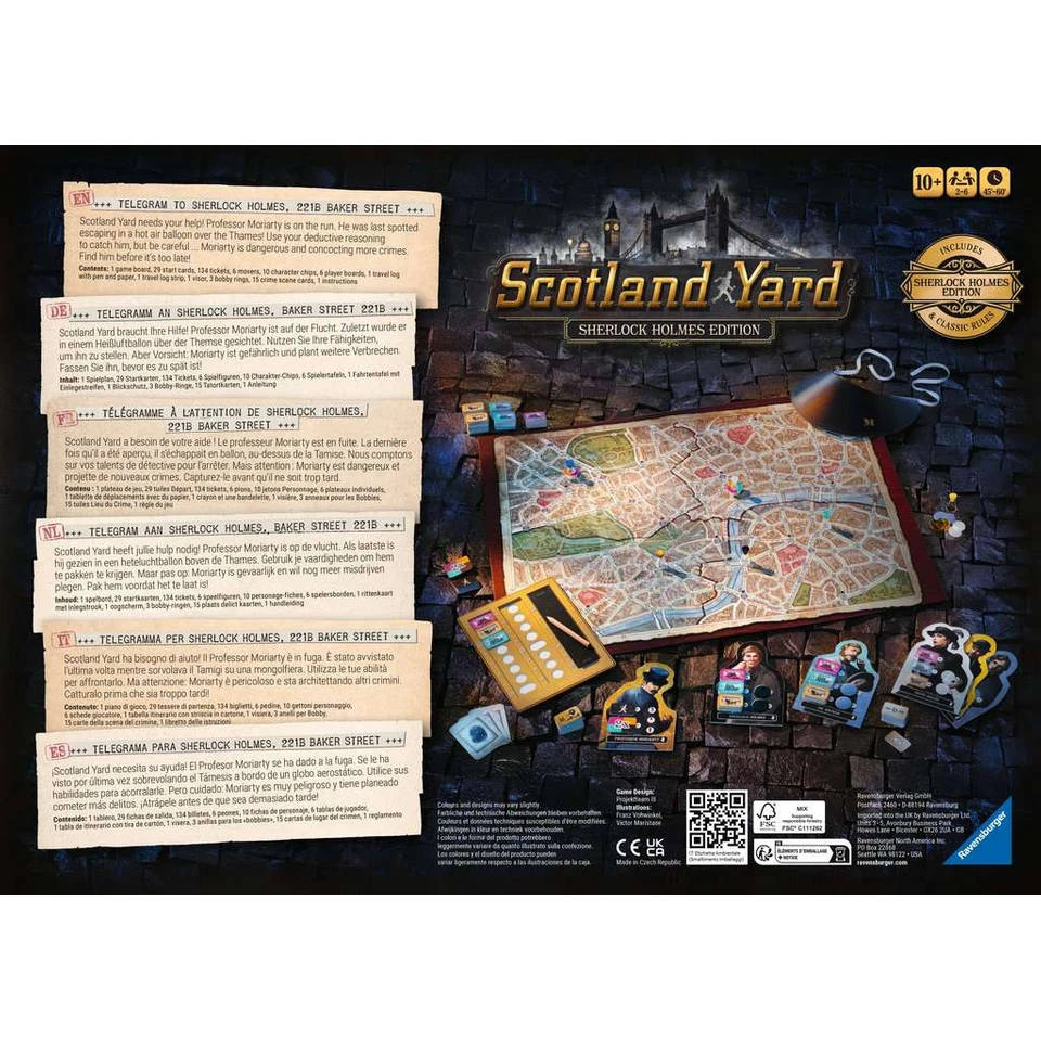 Ravensburger Scotland Yard Sherlock Holmes Edition 3 Ravensburger Scotland Yard Sherlock Holmes Edition - Afbeelding 3