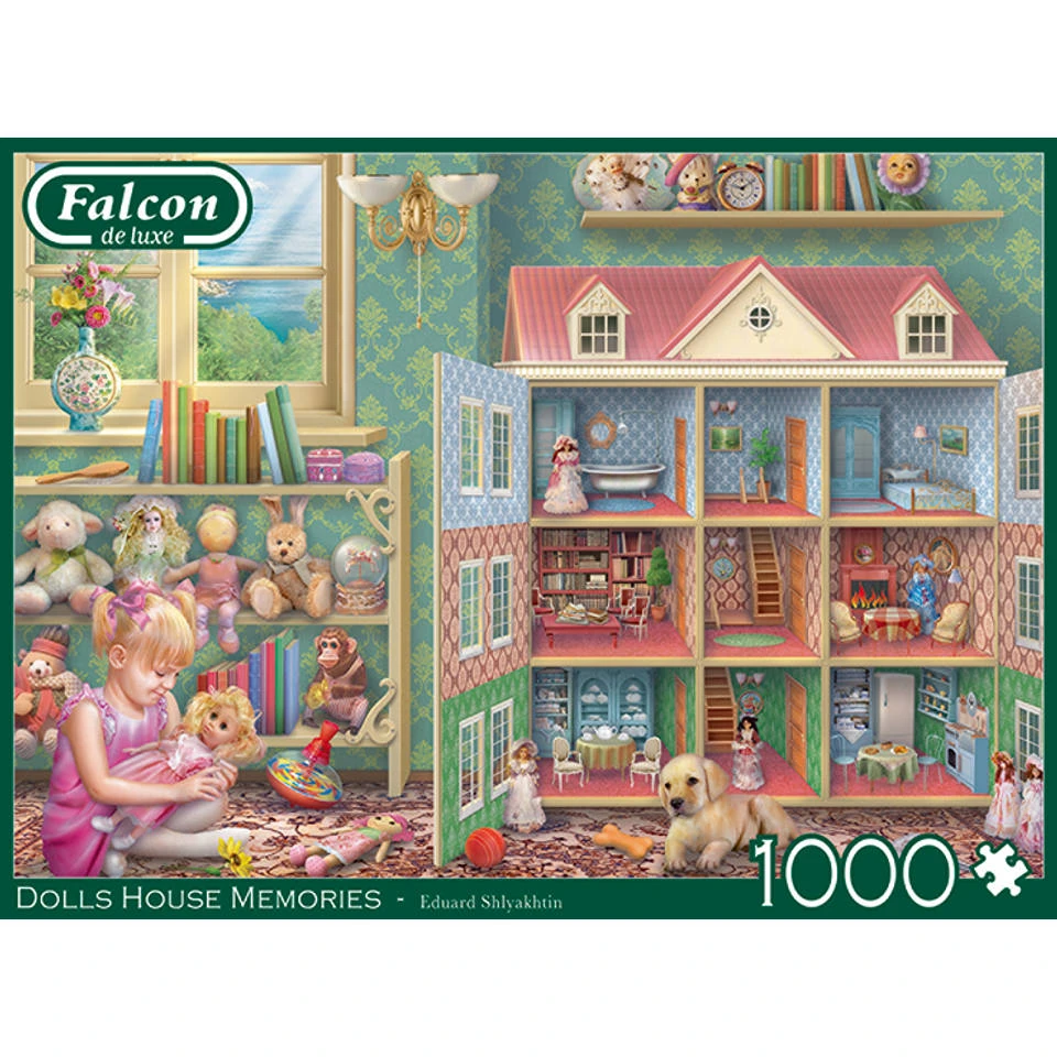 Jumbo Falcon De Luxe Puzzel Poppenhuis Herinneringen - 1000 Stukjes 2 Jumbo Falcon De Luxe Puzzel Poppenhuis Herinneringen - 1000 Stukjes - Afbeelding 2