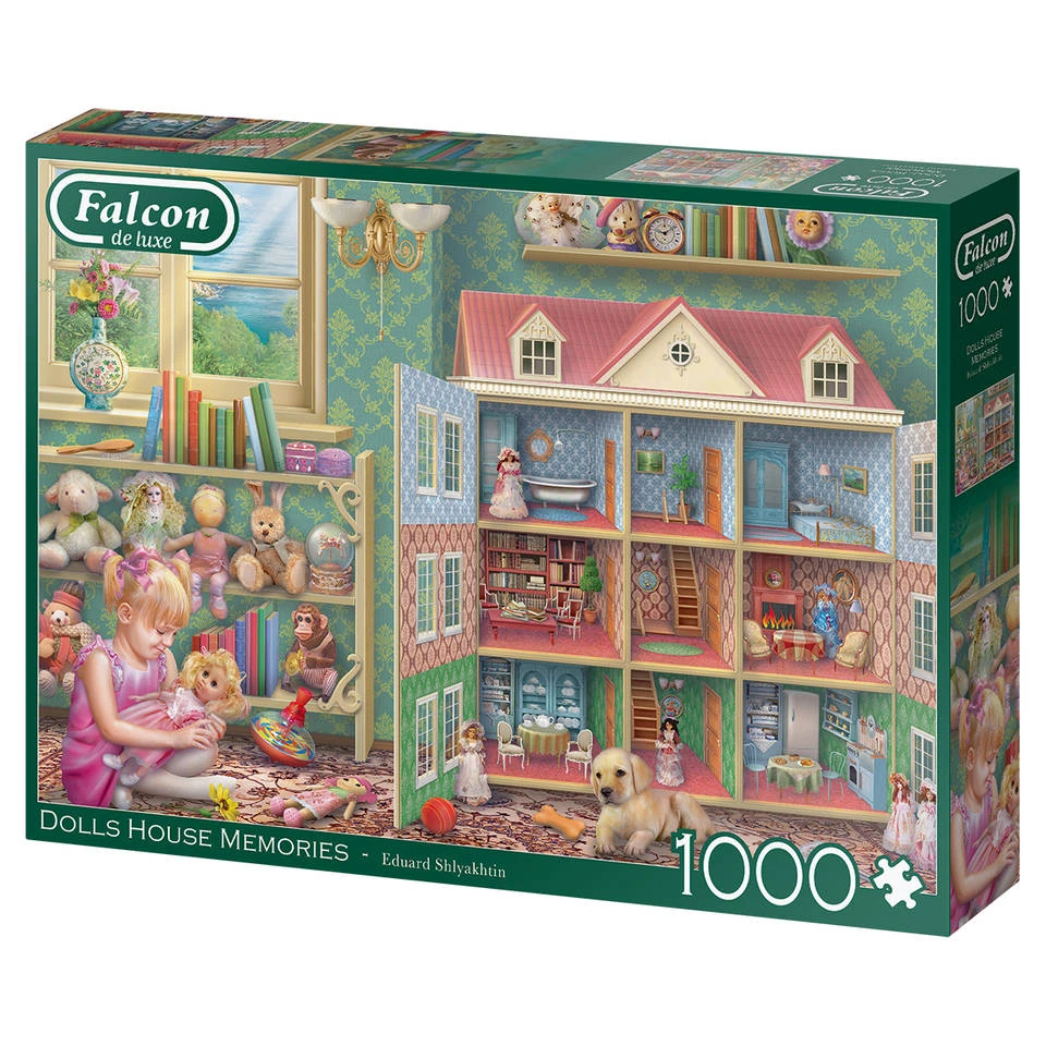 Jumbo Falcon De Luxe Puzzel Poppenhuis Herinneringen - 1000 Stukjes 4 Jumbo Falcon De Luxe Puzzel Poppenhuis Herinneringen - 1000 Stukjes - Afbeelding 4