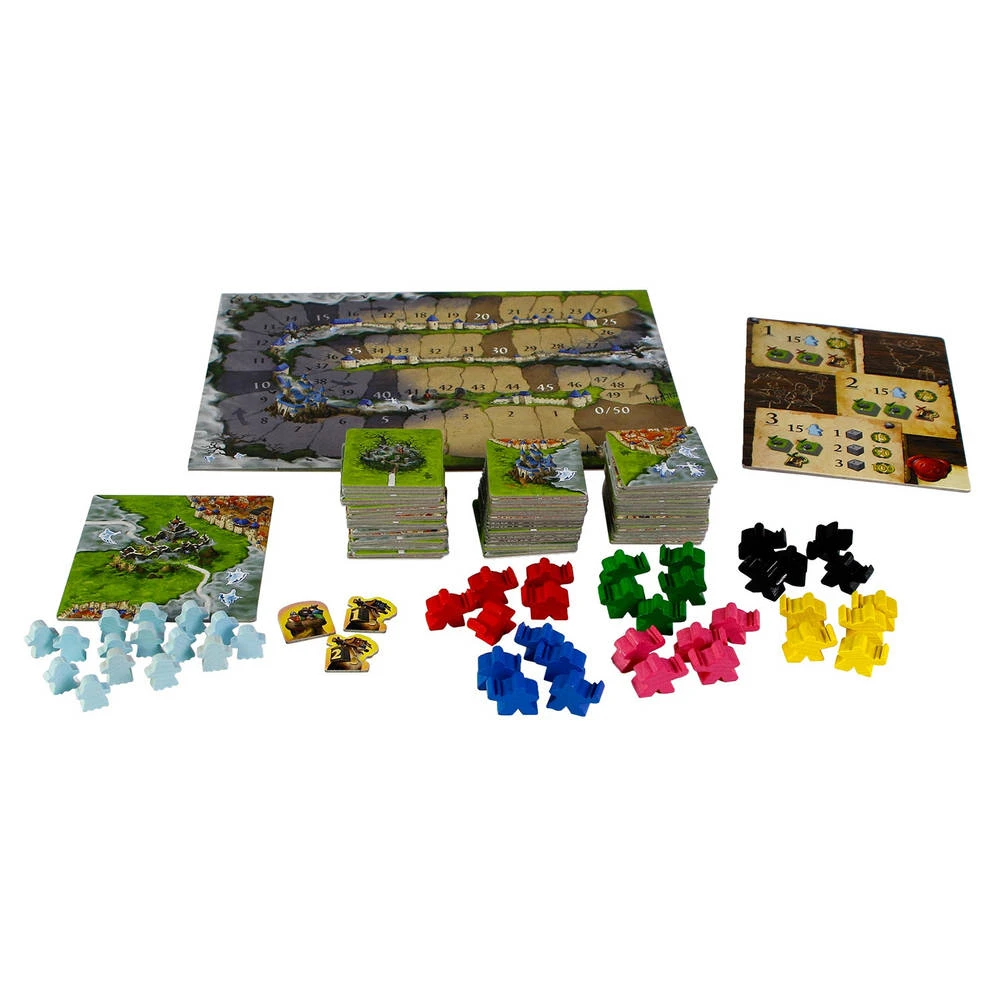 999 Games Carcassonne Uitbreiding: De Mist 4 999 Games Carcassonne Uitbreiding: De Mist - Afbeelding 4