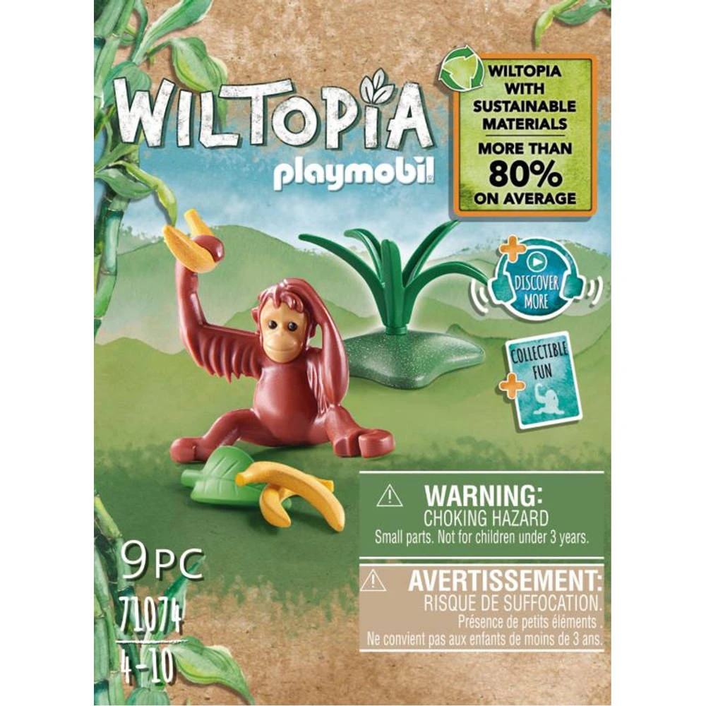 PLAYMOBIL Wiltopia Baby Orang-oetan 71074 4 PLAYMOBIL Wiltopia Baby Orang-oetan 71074 - Afbeelding 4