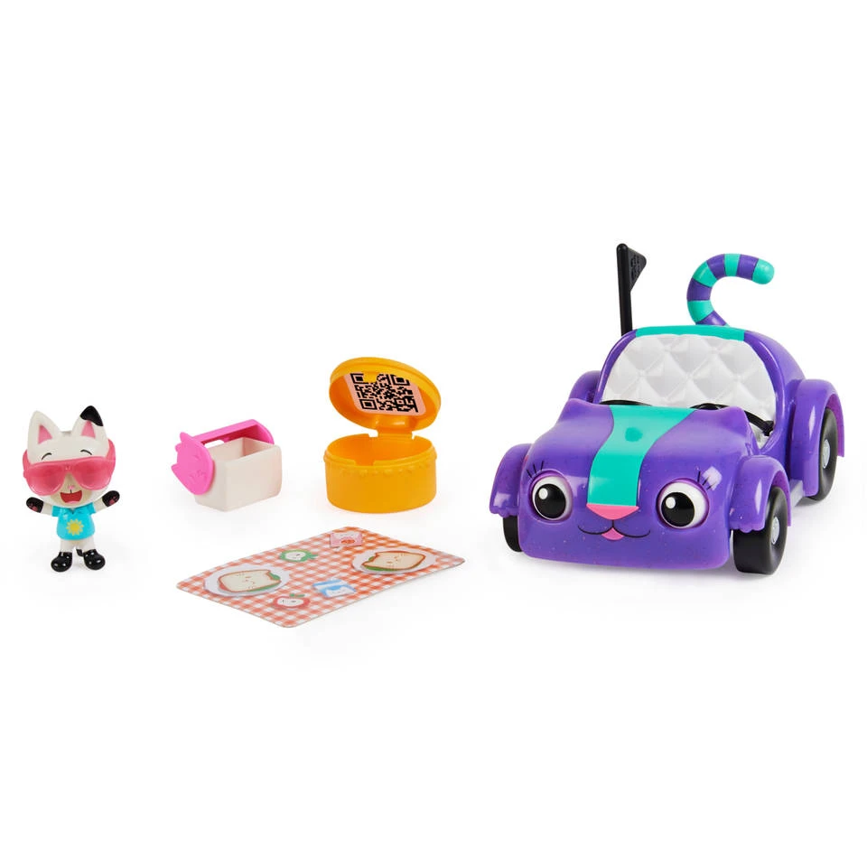 SPIN MASTER Gabby's Poppenhuis Carlita Auto Met Pandy 1 SPIN MASTER Gabby's Poppenhuis Carlita Auto Met Pandy