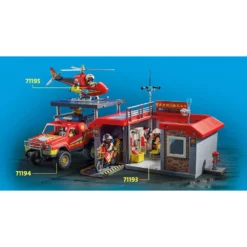 PLAYMOBIL City Action Brandweerkazerne 71193 -Speelgoed Winkel 1994345 95638cab