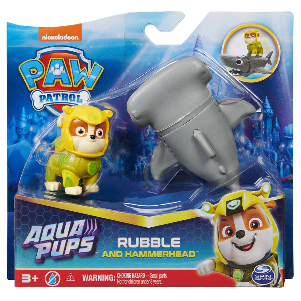 SPIN MASTER PAW Patrol Aqua Pups Rubble En Hammerhead 1 SPIN MASTER PAW Patrol Aqua Pups Rubble En Hammerhead