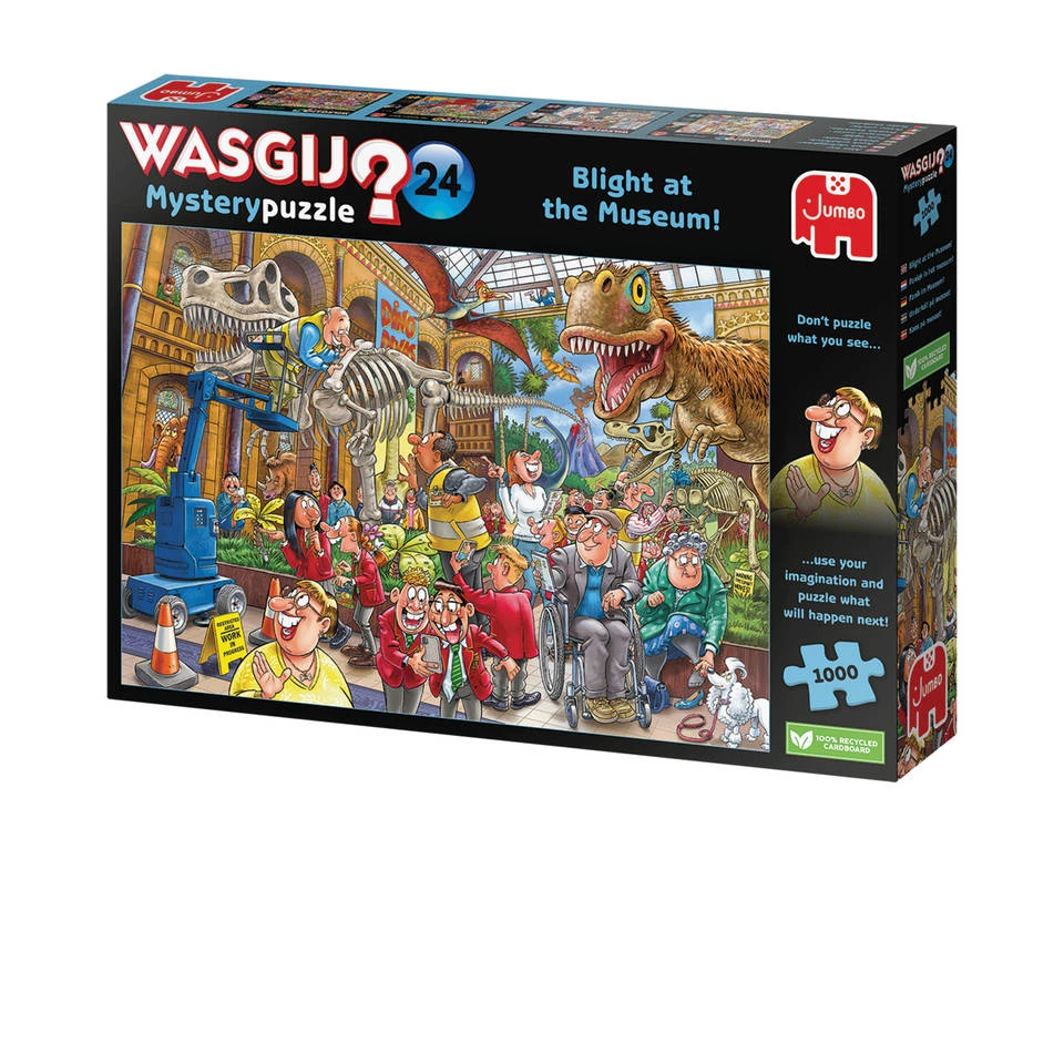 Jumbo Wasgij Mystery 24 Puzzel Paniek In Het Museum - 1000 Stukjes 4 Jumbo Wasgij Mystery 24 Puzzel Paniek In Het Museum - 1000 Stukjes - Afbeelding 4