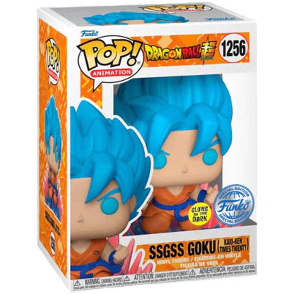 Funko Pop! Figuur Dragon Ball Z Super SSGSS Goku - Glow In The Dark 3 Funko Pop! Figuur Dragon Ball Z Super SSGSS Goku - Glow In The Dark - Afbeelding 3