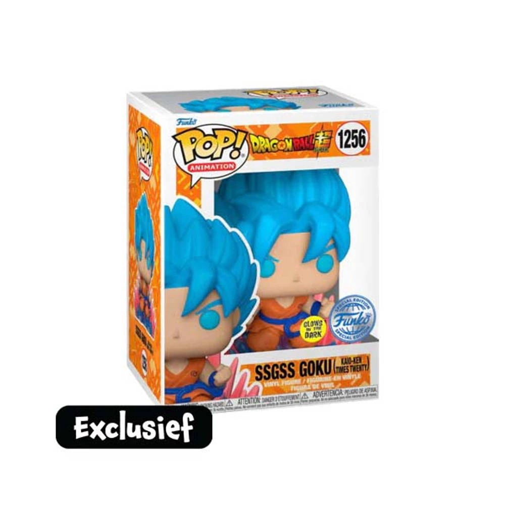 Funko Pop! Figuur Dragon Ball Z Super SSGSS Goku - Glow In The Dark 1 Funko Pop! Figuur Dragon Ball Z Super SSGSS Goku - Glow In The Dark