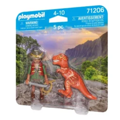 PLAYMOBIL DuoPack Avonturier Met T-Rex 71206 -Speelgoed Winkel 1995232 5c1ea921