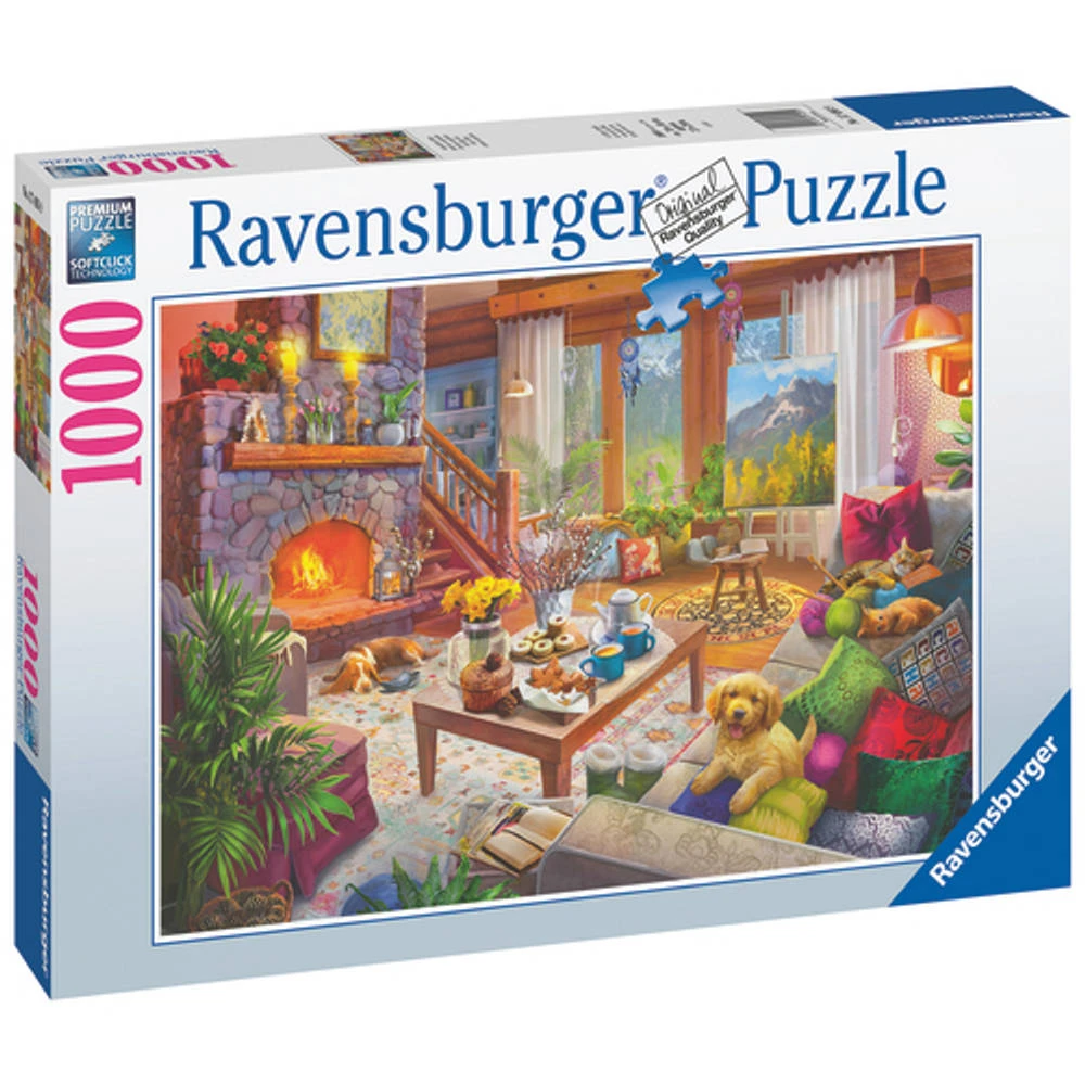 Ravensburger Puzzel Gezellige Hut - 1000 Stukjes 1 Ravensburger Puzzel Gezellige Hut - 1000 Stukjes