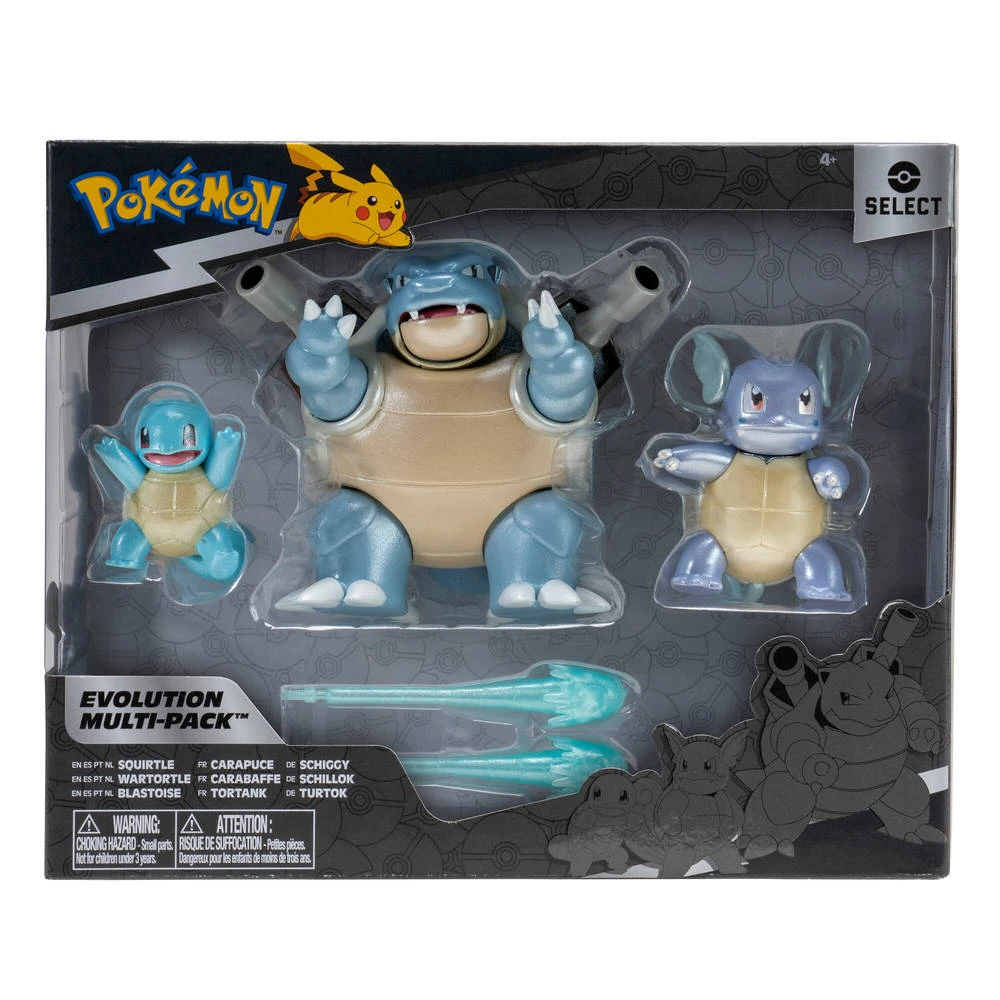 No Brand Pokémon Evolution Set Squirtle 1 No Brand Pokémon Evolution Set Squirtle
