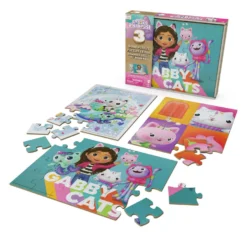SPIN MASTER Gabby’s Poppenhuis Houten Puzzelset - 12 + 16 Stukjes -Speelgoed Winkel 1995792 160ff39b