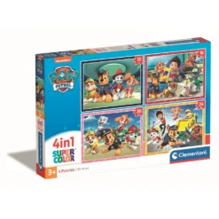 Clementoni PAW Patrol 4-in-1 Puzzelset - 12 + 16 + 20 + 24 Stukjes