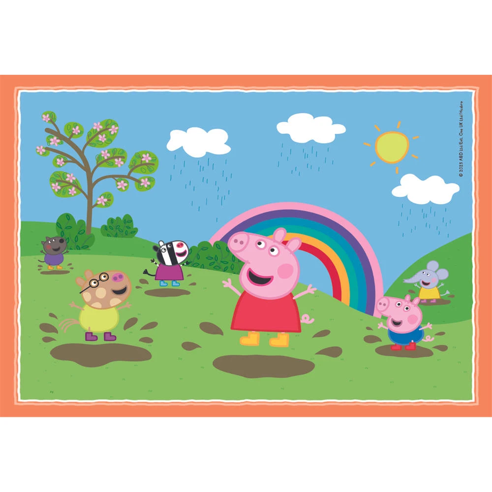 Clementoni Peppa Pig 4-in-1 Puzzelset - 12 + 16 + 20 + 24 Stukjes 5 Clementoni Peppa Pig 4-in-1 Puzzelset - 12 + 16 + 20 + 24 Stukjes - Afbeelding 5