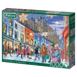 Jumbo Falcon De Luxe Puzzel Christmas In Edinburgh - 1000 Stukjes -Speelgoed Winkel 1996921 85980225