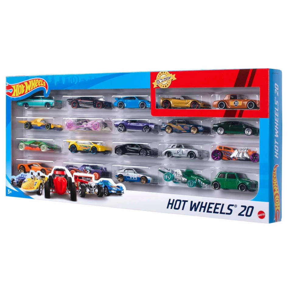 Hot Wheels Die-cast Pack 20-delig 1 Hot Wheels Die-cast Pack 20-delig